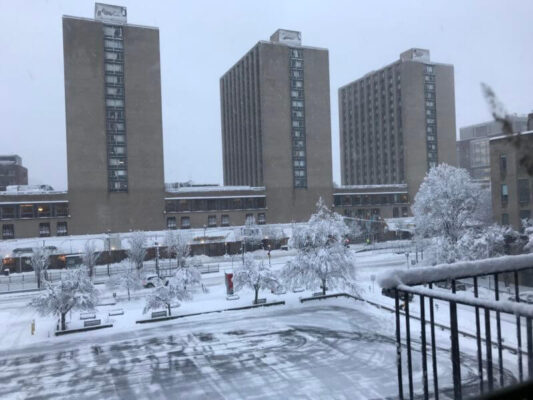Không tồn tại khái niệm nghỉ vào ngày tuyết rơi ở trường Boston University