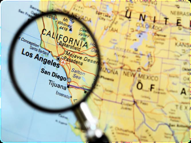 California nằm trong danh sách các bang tại Mỹ có diện tích lớn nhất (ảnh: internet). 