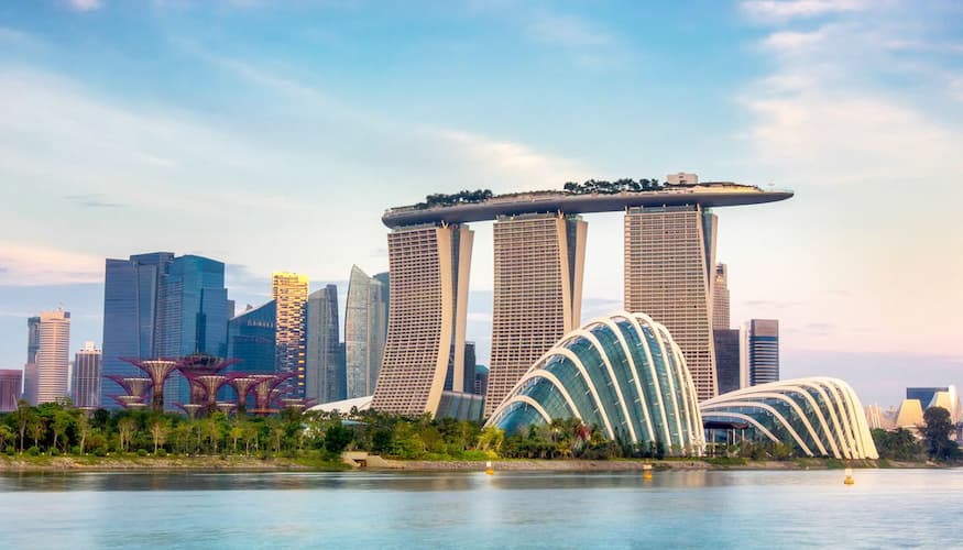Đất nước Singapore tươi đẹp là quốc đảo thuộc khu vực Đông Nam Á (ảnh: internet). 