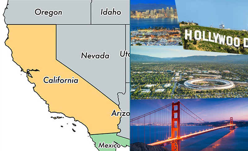 California có quy mô GDP đứng thứ 6 thế giới (ảnh: inernet). 