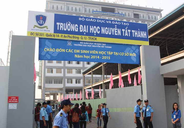 Học phí đại học Nguyễn Tất Thành trong năm học mới (ảnh: internet).